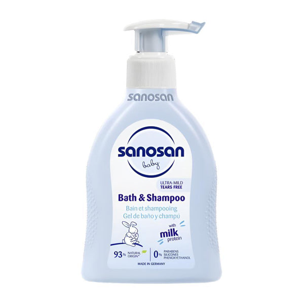 شامبو وسائل استحمام للأطفال من سانوسان (200 مل) | Sanosan - kidzmarket