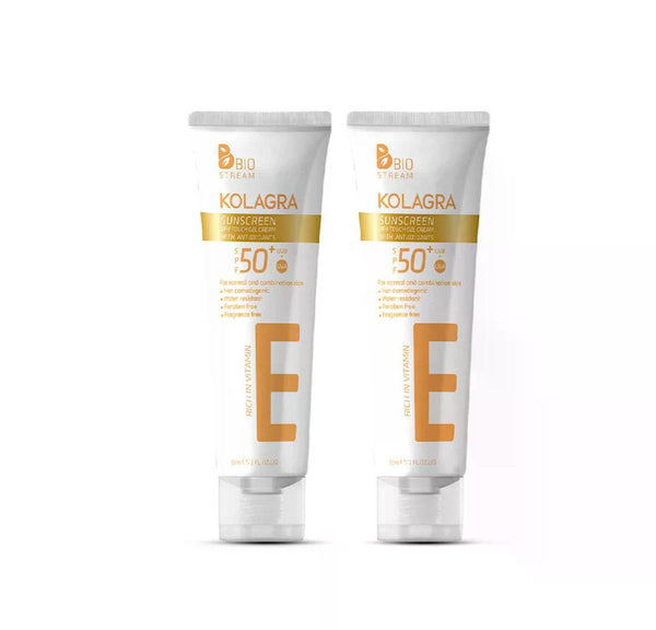 كولاجرا صن سكرين جل كريم حماية spf 50 كيت 1+1 | كولاجرا