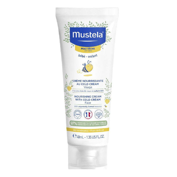 موستيلا - كريم مغذي مع كريم بارد للوجه (40 مل) | Mustela - kidzmarket