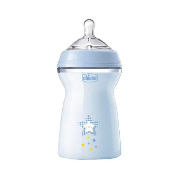رضاعة شيكو ناتشورال 330 مل
ببرونة بلاستيك +6 شهور
رضاعة طبيعية مريحة للأطفال
Chicco NaturalFeeling Bottle 330ml
Plastic Feeding Bottle +6M
Natural & Comfortable Baby Bottle