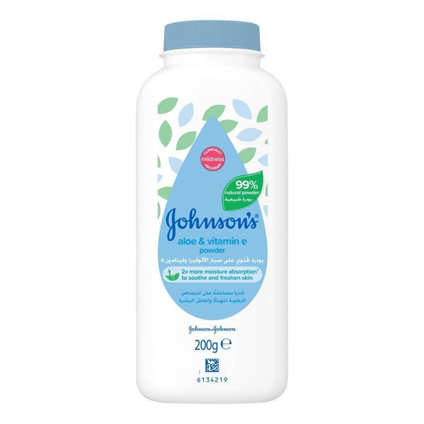 بودرة نشا الذرة بالصبار من جونسون 200 ملل | Johnsons - kidzmarket