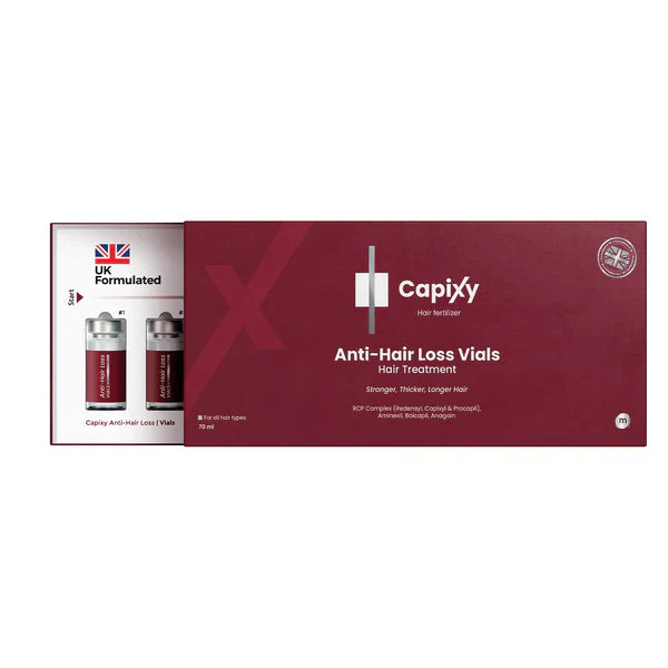 علاج تساقط الشعر
تقوية بصيلات الشعر
فيال كابكسي للشعر
Hair loss treatment
Hair growth serum
Anti hair fall
Capixy ampoules