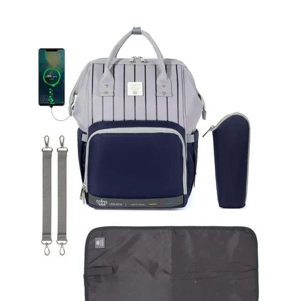 LEQUEEN 7th Generation Diaper Bag
شنطة حفاضات LEQUEEN الجيل السابع
LEQUEEN Gray-Blue Baby Bag
Spacious & waterproof diaper bag
حقيبة حفاضات بسعة كبيرة
أفضل شنطة بيبي للأمهات
سعر شنطة LEQUEEN الجيل السابع
Travel-friendly baby backpack
شنطة بيبي ضد الماء
حقيبة أطفال أنيقة
Stylish baby diaper bag
حقيبة حفاضات بتصميم عصري
شنطة حفاضات عملية وخفيفة
Best baby bag for travel