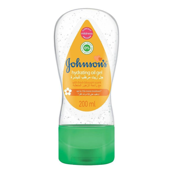 جل زيت مرطب للأطفال برائحة الزهور المنعشة من جونسون (200 مل) | Johnsons - kidzmarket