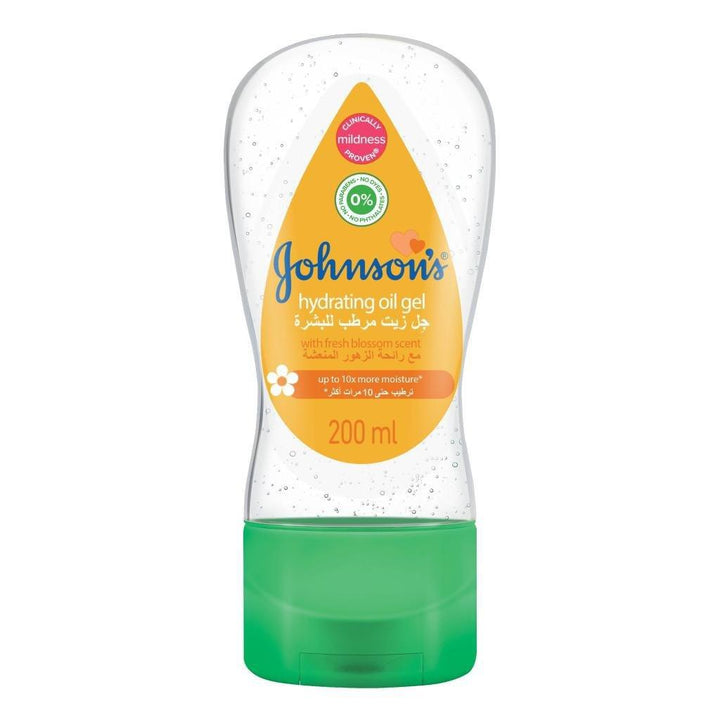 جل زيت مرطب للأطفال برائحة الزهور المنعشة من جونسون (200 مل) | Johnsons - kidzmarket