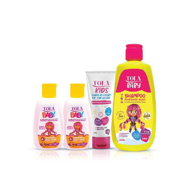 بيبى شامبو + ليف ان كيدز + عبوتين شامبو تولا بيبى (80 مل) | Tola - kidzmarket