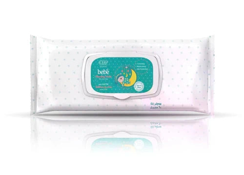 مناديل مبللة للاطفال من ايفا كلينيك (60 منديل مبلل) | Eva Clinic - مناديل إيفا كلينيك (Eva Clinic Baby Wipes)
مناديل للأطفال (Baby Wipes)
تنظيف لطيف (Gentle Cleansing)
حماية للبشرة (Skin Protection)