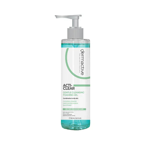 غسول درماكتيف للبشرة الدهنية
جل تنظيف لطيف
غسول لحب الشباب
Dermactive cleansing gel
Gentle face wash
Acne cleansing gel