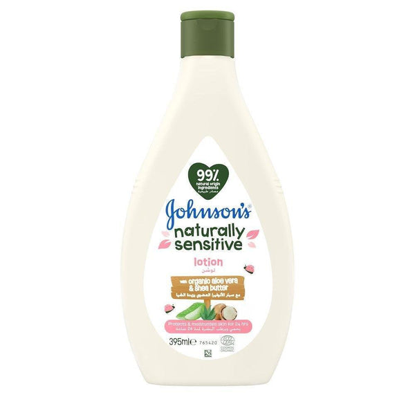 لوشن جونسون للبشرة الحساسة طبيعيًا (395 مل) | johnson's - kidzmarket