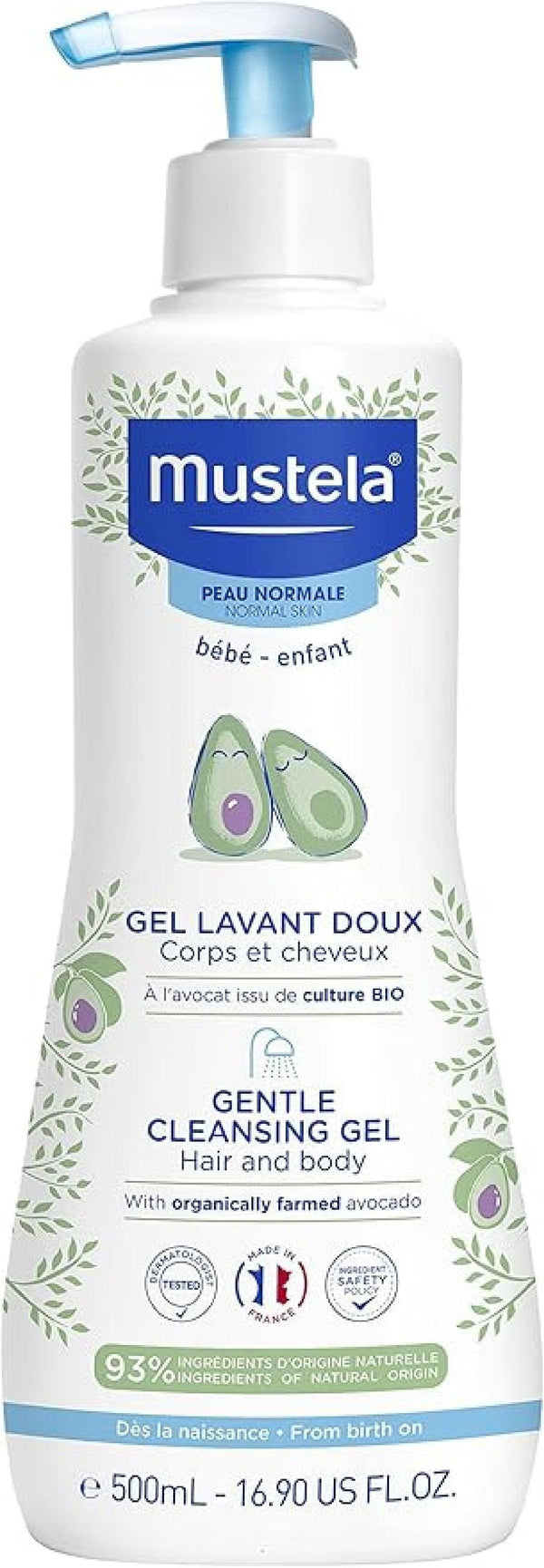 موستيلا جل منظف لطيف (500 مل) | Mustela - kidzmarket