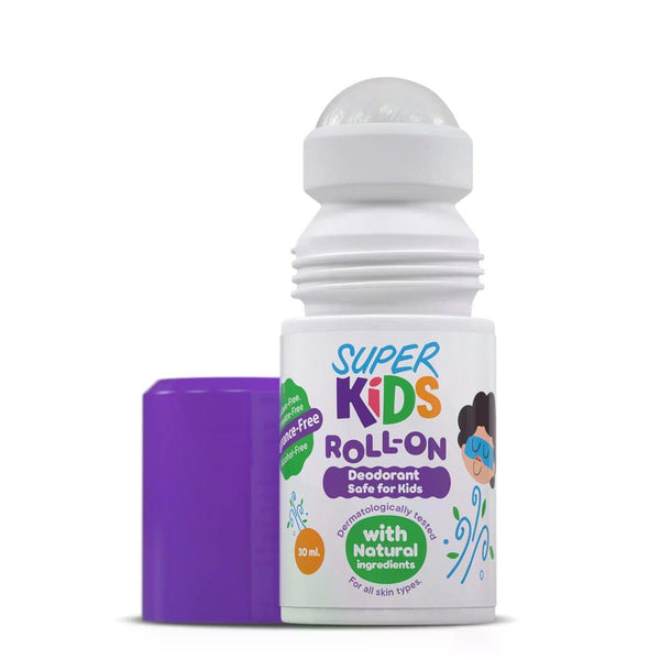 مزيل عرق سوبر كيدز رول اون خالي من العطور (30 مل) | Super kids - kidzmarket
