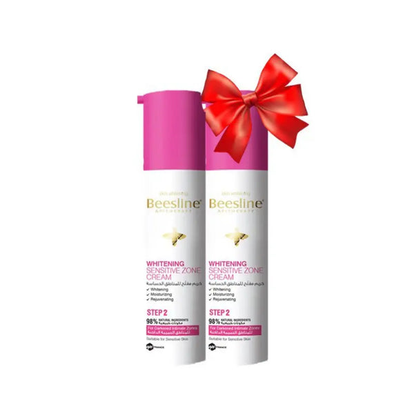 تفتيح المناطق الحساسة
كريم بزلين 1+1
تفتيح المناطق الداكنة
Beesline intimate cream
Whitening sensitive areas
Beesline 1+1 offer