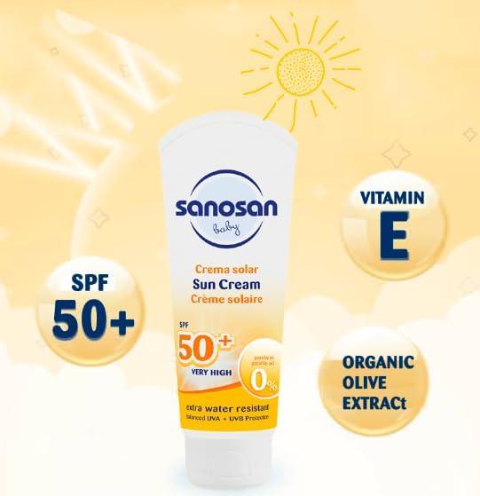 كريم الوقاية من الشمس سانوسان SPF 50+ (75 مل) | Sanosan - kidzmarket