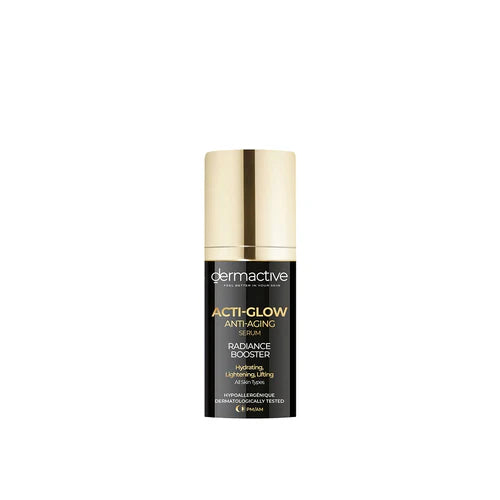 سيروم درماكتيف للتجاعيد
سيروم إشراقة البشرة
سيروم مكافحة الشيخوخة
Anti-aging serum
Radiance booster serum
Dermactive glow serum