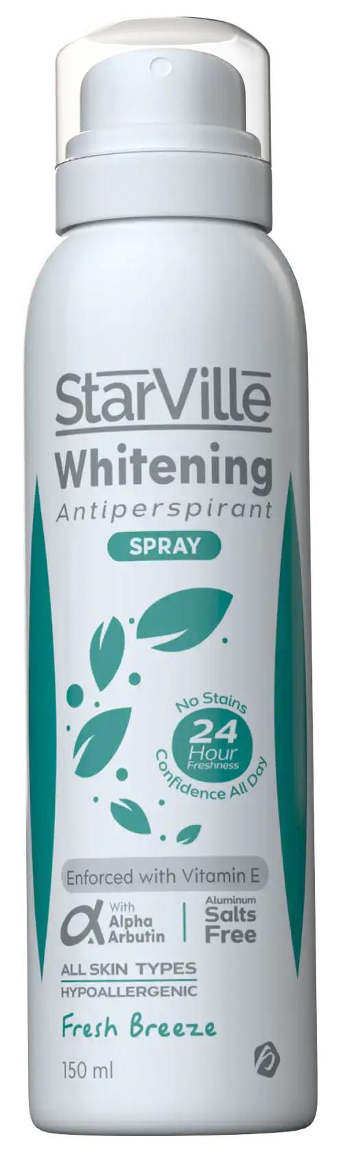 بخاخ مزيل عرق
تفتيح الإبط
ستارفيل فريش بريز
underarm whitening
fresh deodorant spray
Starville antiperspirant