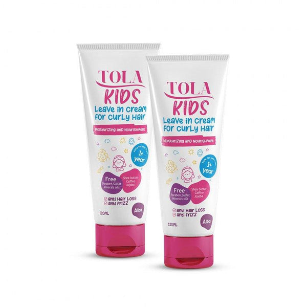 عرض تولا كريم شعر للأطفال كيرلي (120 مل) 1+1 | Tola Baby - kidzmarket