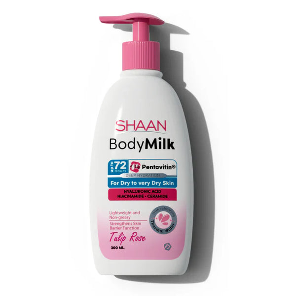 حليب الجسم شان توليب روز 300 مل
ترطيب البشرة شان توليب روز
كريم ترطيب الجسم شان توليب روز
Shaan Body Milk Tulip Rose
Shaan Tulip Rose Body Lotion
Hydrating Body Milk Tulip Rose Shaan
