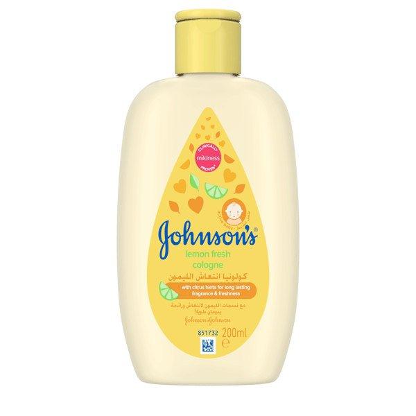 كولونيا جونسون للأطفال برائحة الليمون المنعشة (200 مل) | Johnsons - kidzmarket