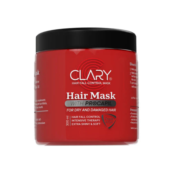 ماسك شعر كلاري 300 مل
تغذية الشعر كلاري
ماسك للشعر معزز كلاري
Clary Hair Mask
Clary Hair Treatment
Deep Conditioning Mask Clary