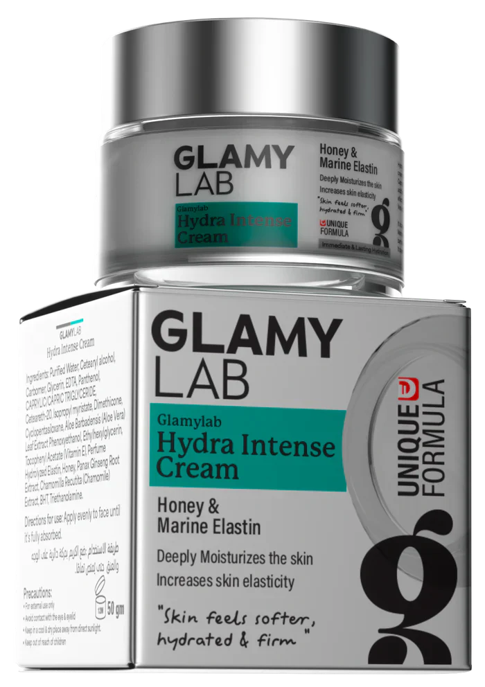 كريم ترطيب مكثف جلامي لاب
كريم جلامي لاب هيدرا إنتنس
ترطيب البشرة الجافة جلامي لاب
GLAMY LAB Hydra Intense Cream
Intense Moisturizer GLAMY LAB
Hydrating Cream GLAMY LAB