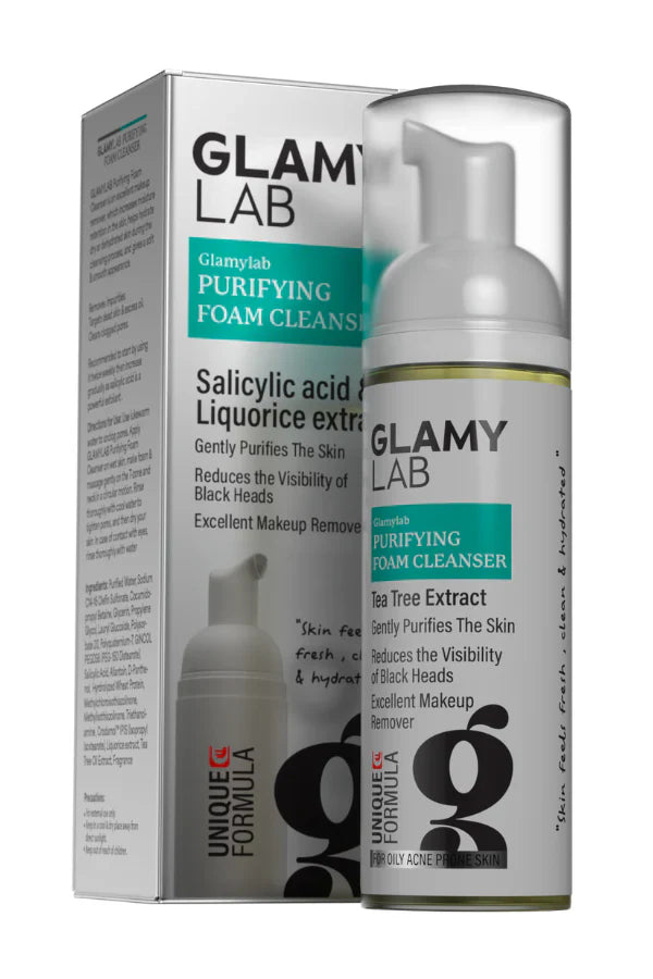 غسول رغوي جلامي لاب
غسول تنظيف البشرة جلامي لاب
غسول للبشرة الدهنية جلامي لاب
Glamy Lab Purifying Cleanser Foam
Glamy Lab Face Wash
Foaming Cleanser Glamy Lab