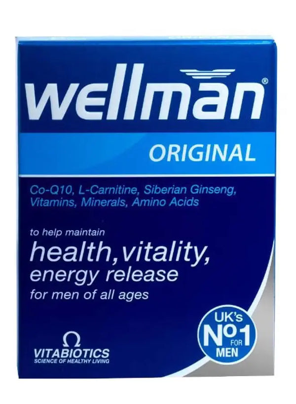ويلمان
فيتامينات الرجال
مكمل غذائي
Wellman
Men multivitamin
Immune support