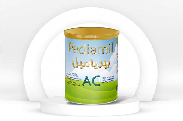 بيديا ميل AC
حليب أطفال ضد المغص
حليب للرضع من 0-12 شهر
حليب يقلل الغازات
حليب سهل الهضم
حليب مدعم بـ DHA
تغذية الرضع الكاملة
حليب لعلاج المغص
Pediamil AC
Anti-Colic Infant Formula
Baby Formula 0-12 Months
Gentle Digestion Formula
Gas-Relief Formula
DHA-Enriched Infant Milk
Complete Baby Nutrition
Soothing Formula for Babies