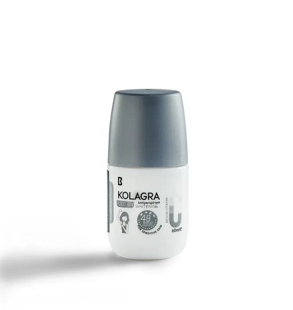 رول أون تفتيح الإبط
كولاجرا مزيل عرق خالي من العطور
مزيل عرق تفتيح المناطق الحساسة​
Whitening roll on
Kolagra fragrance free deodorant
Underarm whitening roll on​