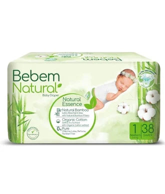 حفاضات Bebem Natural حديثي الولادة
Bebem Diapers Size 1
حفاضات بيبيم 38 قطعة