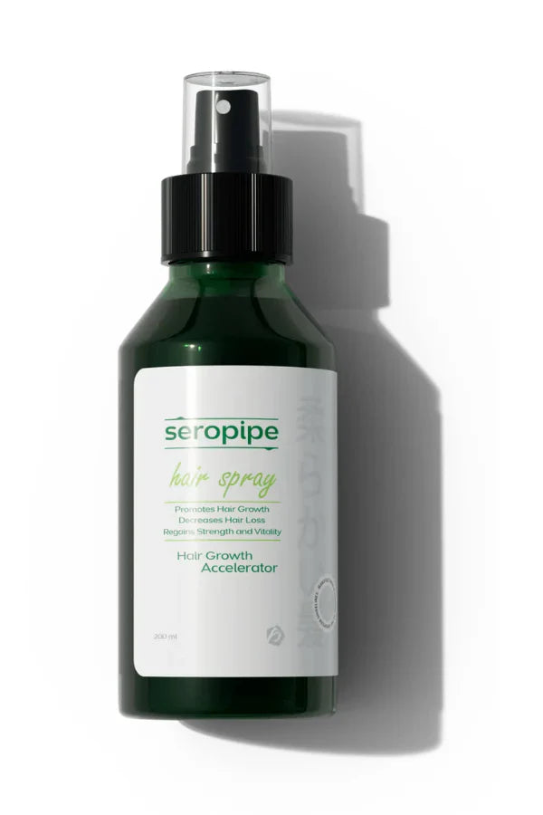 بخاخ تساقط الشعر سيروبيب
علاج نمو الشعر سيروبيب
تعزيز نمو الشعر سيروبيب
Seropipe Hair Growth Spray
Hair Growth Accelerator
Anti-Hair Loss Spray