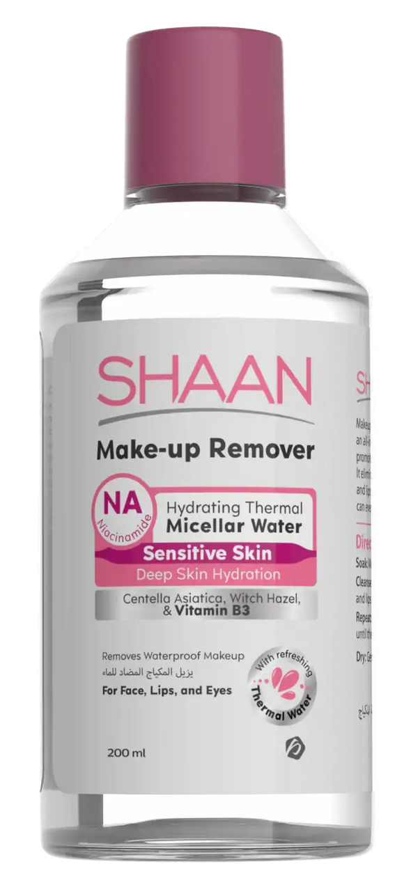 مزيل مكياج مرطب
تنظيف البشرة بلطف
مزيل مكياج للعين والبشرة الحساسة
Hydrating makeup remover
Gentle face cleanser
Makeup remover for sensitive skin