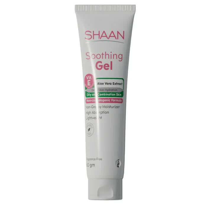 جل مهدئ شان 60 جرام
ترطيب البشرة شان 60 جرام
جل تهدئة للبشرة شان
Shaan Soothing Gel 60 gm
Shaan Skin Care 60 gm
Hydrating Soothing Gel Shaan 60 gm