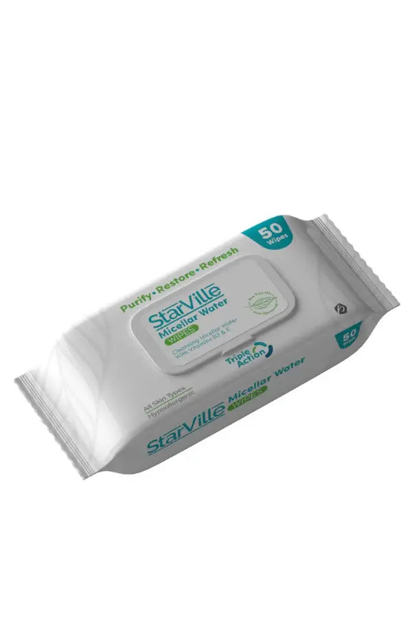 مناديل ميسيلار
مناديل مكياج
تنظيف البشرة
micellar wipes
makeup remover wipes
StarVille wipes