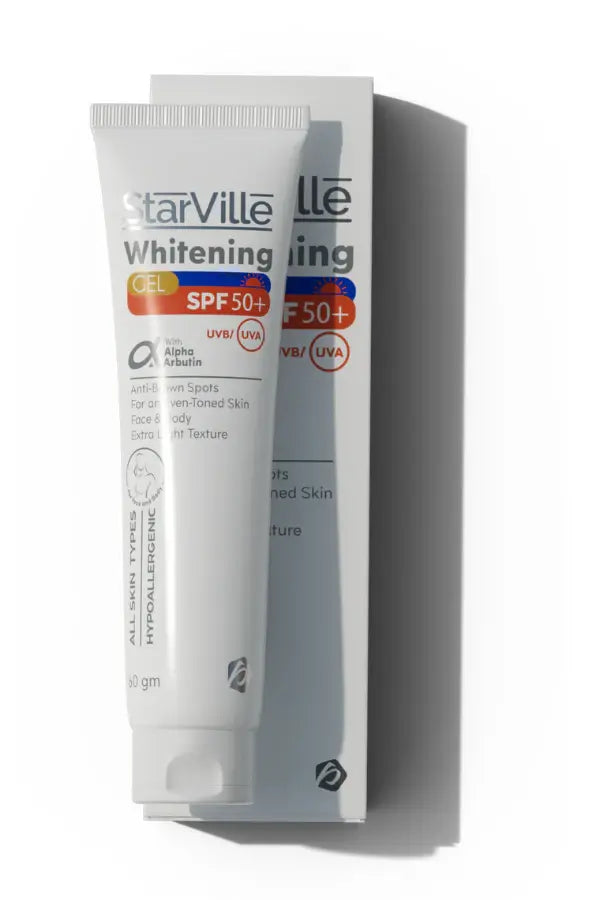 واقي شمس
تفتيح البشرة
جل حماية من الشمس
whitening sunscreen
SPF 50 gel
brightening sunblock