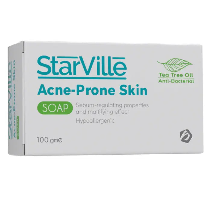 صابونة حب شباب
عناية بالبشرة الدهنية
صابونة علاج حب الشباب
acne soap
acne prone skin cleanser
Starville acne soap