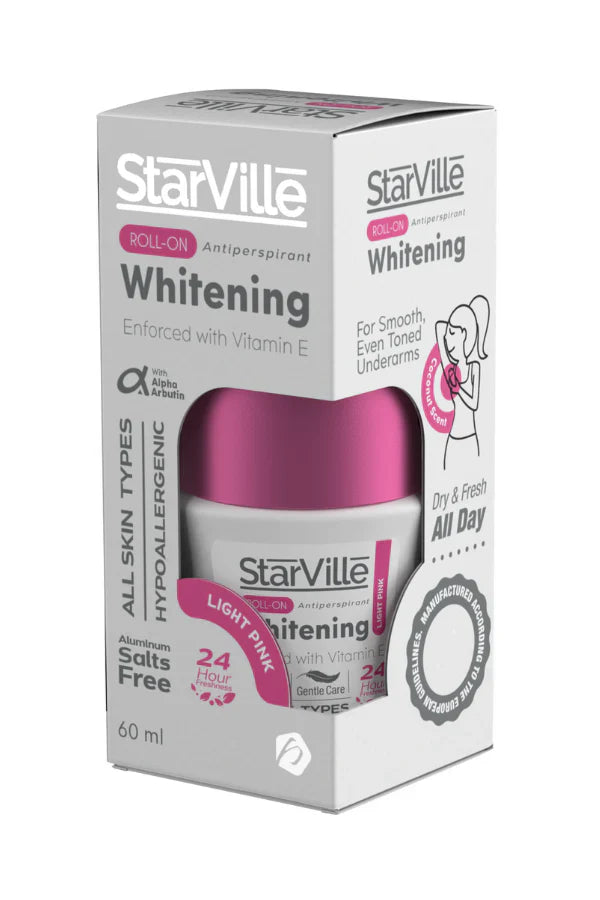 رول أون تفتيح
رول أون برائحة جوز الهند
مزيل عرق تفتيح 
Whitening Roll On
Coconut Scent Roll On
Light Pink Deodorant