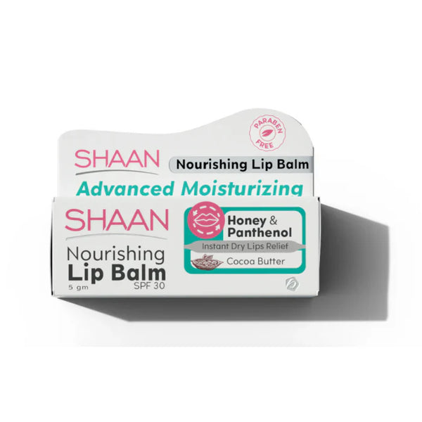 مرطب الشفاه شان SPF30
حماية الشفاه شان
مرطب شفاه مع واقي شمس شان
Shaan Lip Balm SPF30
Shaan Lip Care SPF30
Moisturizing Lip Balm Shaan SPF30