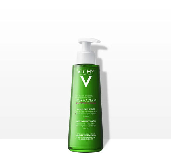فيشي جل لتنظيف البشرة
جل تنظيف البشرة العميق
غسول فيشي للوجه
Vichy purifying gel
Intensive face cleanser
Phytosolution purifying gel