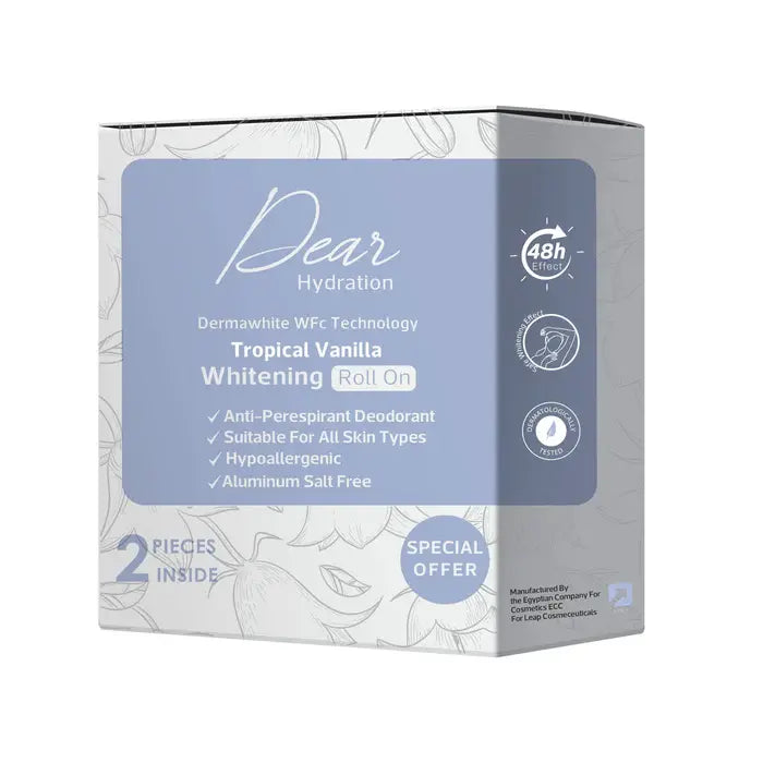 مزيل عرق فانيليا
رول أون برائحة الفانيليا
مزيل عرق برائحة استوائية
Vanilla roll on deodorant
Tropical fragrance deodorant
Long-lasting deodorant