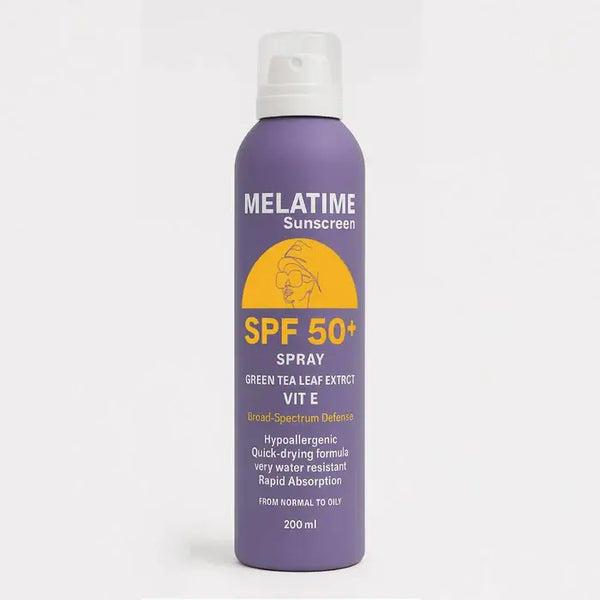 واقي شمس بخاخ
واقي شمس سريع الامتصاص
واقي شمس للوجه والجسم
Sunscreen spray SPF 50+
Broad spectrum sun protection
Lightweight sun spray