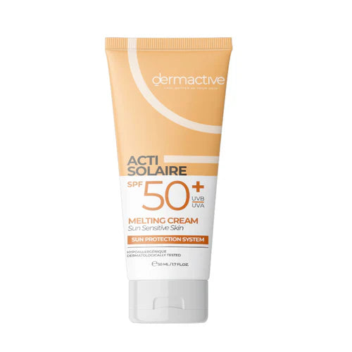 كريم واقي شمس درماكتيف
واقي شمس مرطب
واقي شمس للبشرة الجافة
Dermactive sun cream
Melting sunscreen
SPF 50+ for dry skin