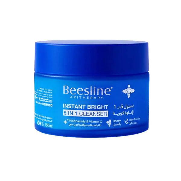 غسول بزلين
تفتيح فوري للبشرة
منظف 5 في 1
Beesline cleanser
instant bright
5 in 1 face wash