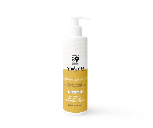 غسول فيتامين سي
تفتيح البشرة
تنظيف البشرة
ninetimes للعناية بالبشرة
Vitamin C Cleanser
Brightening Cleanser
Gentle Cleansing
ninetimes skincare