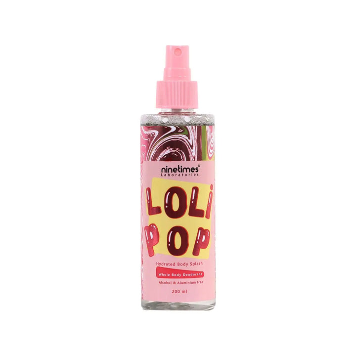 بودي سبلاش لولي بوب
معطر جسم نسائي
ninetimes للجسم
رائحة حلوة وثابتة
Lollipop Body Splash
Sweet Body Mist
ninetimes Fragrance
Long-lasting Scent