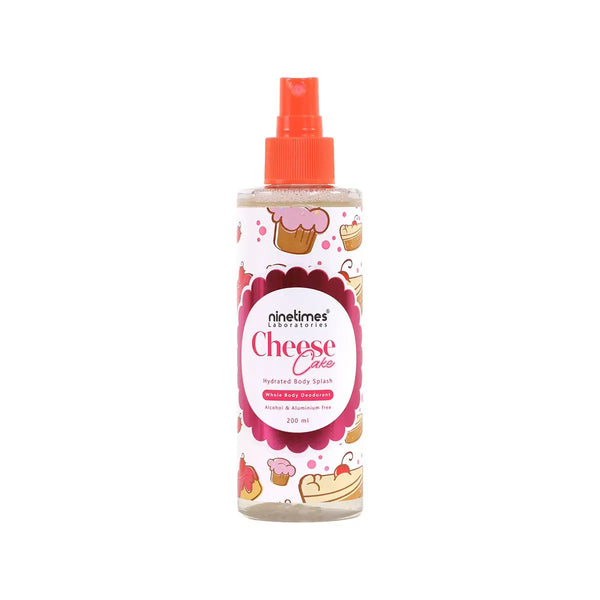 بودي سبلاش تشيز كيك
معطر جسم حلو
ninetimes للجسم
رائحة الحلويات
Cheesecake Body Splash
Sweet Body Mist
ninetimes Fragrance
Dessert Scent