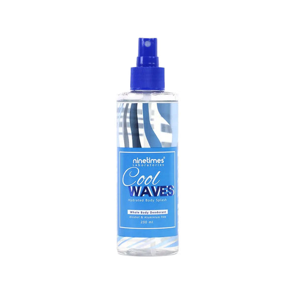 بودي سبلاش كول ويفز
معطر جسم رجالي
ninetimes للجسم
رائحة منعشة
Cool Waves Body Splash
Fresh Body Mist
ninetimes Fragrance
Aquatic Scent