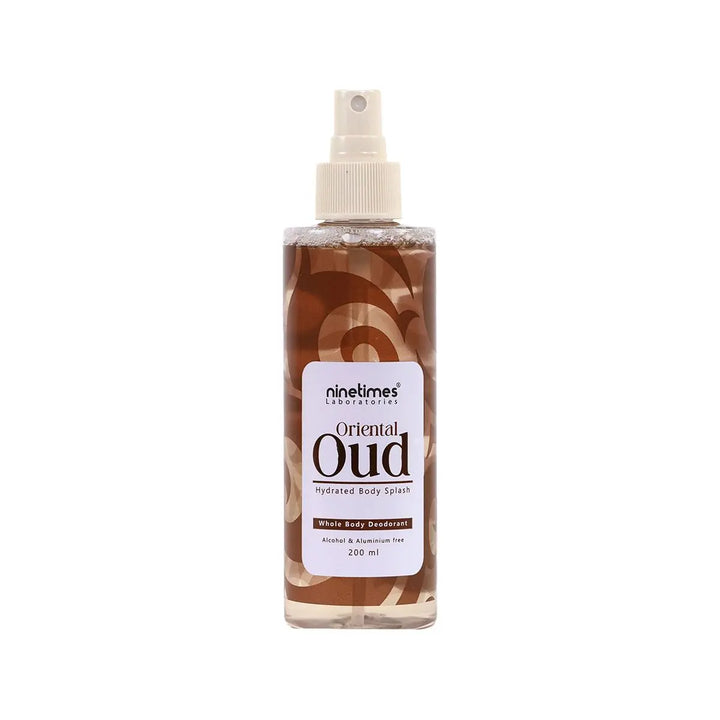 بودي سبلاش عود
ninetimes للجسم
معطر جسم شرقي
رائحة العود
Oud Body Splash
Oriental Body Mist
ninetimes Fragrance
Woody Scent