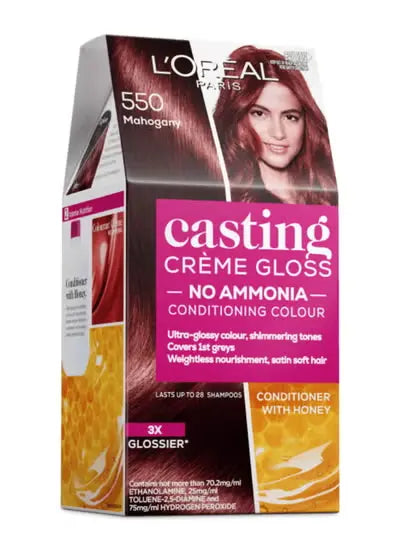 صبغة ماهوجني
صبغة لوريال بدون أمونيا
لون شعر طبيعي لامع
Mahogany hair dye
Ammonia-free hair color
L’Oréal semi-permanent hair dye