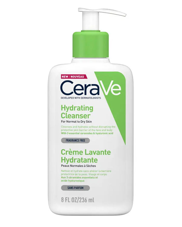 غسول سيرافي مرطب
غسول للوجه للبشرة الجافة
تنظيف وترطيب البشرة
CeraVe hydrating cleanser
Facial cleanser for dry skin
Moisturizing face wash