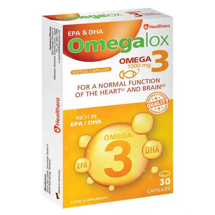 أوميغا 3
صحة القلب
هيالثيرا
Omega-3
Heart health
Healthera